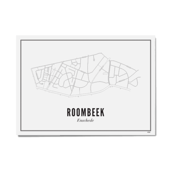 Prent Enschede Roombeek A3 - 30 x 40 cm van €19,95 voor