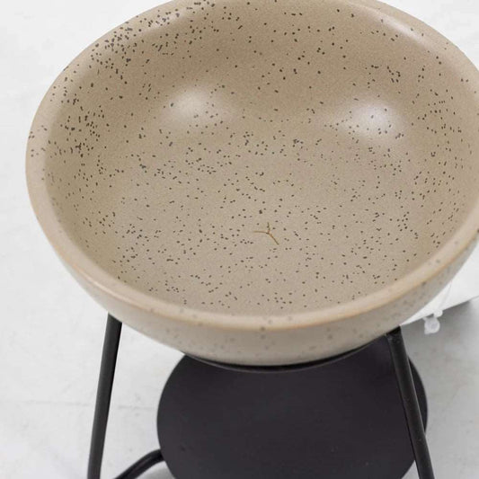 Geurbrander bowl keramiek dots gb2442 12x10x10cm