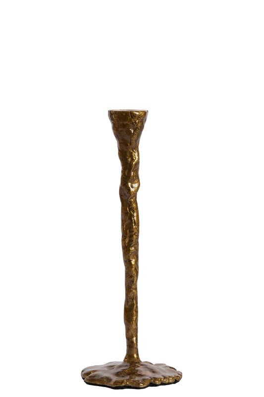 Candlestick SOLAMAZA antique bronze L