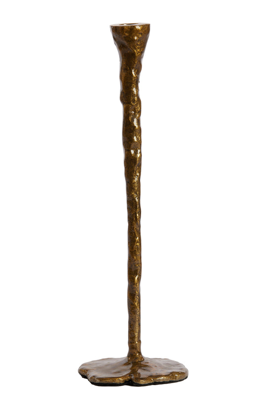 Candlestick SOLAMAZA matt antique bronze XL