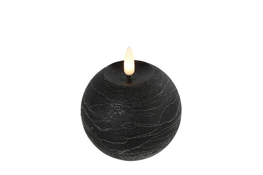 Ball candle LED ro Lyon S black-L8W8H9.5CM 798749