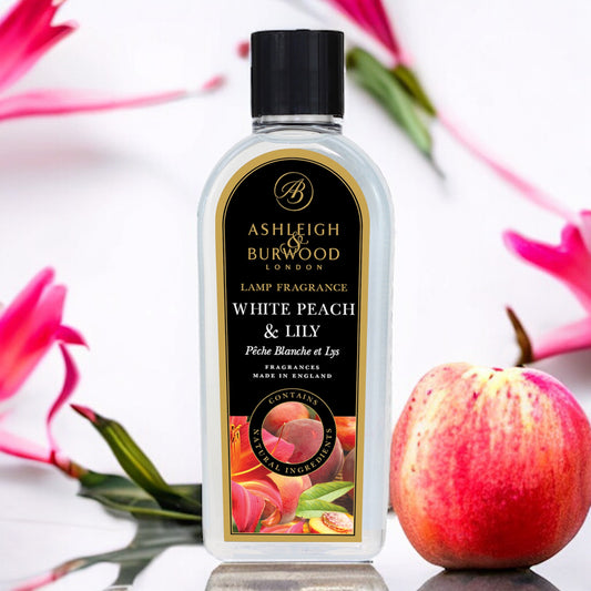 White Peach &amp; Lily Fragrance lamp oil 500ML