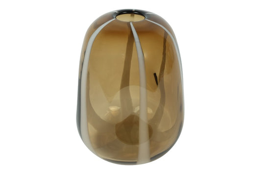 Vase ro Sweet-Candy L braun-L20B20H27CM