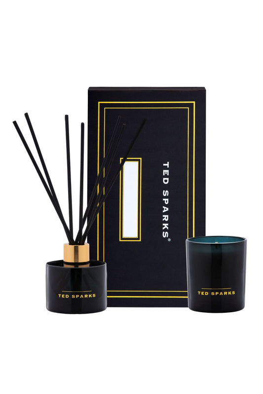 TED SPARKS - Candle &amp; Diffuser Gift Set - Bamboo &amp; Peony