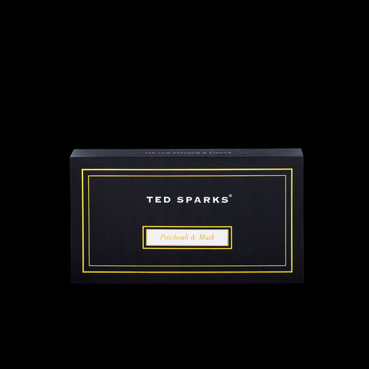 TED SPARKS - Candle & Diffuser Gift Set M - Patchouli & Musk