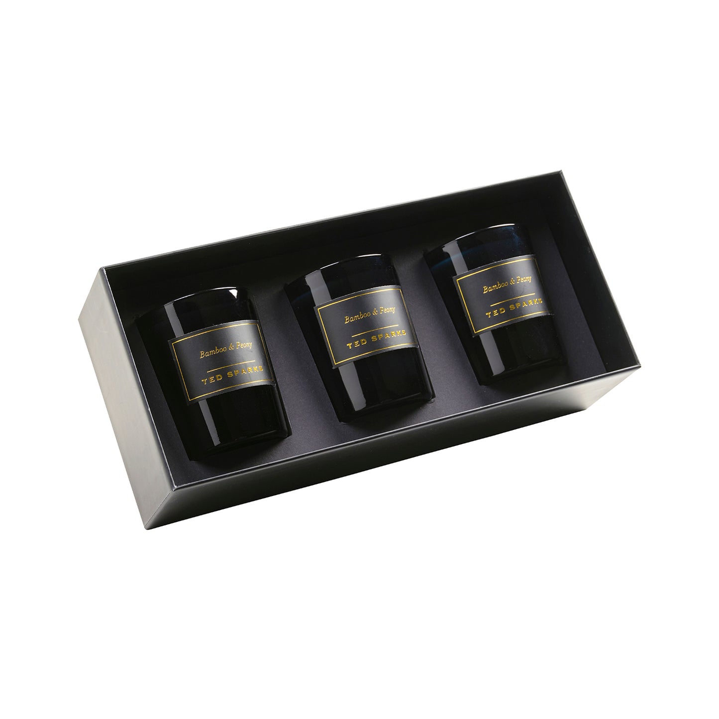 TED SPARKS Mini Candle Gift Set Bamboo & Peony