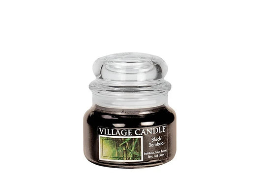 Black Bamboo Scented Candle S-L9,5W9,5H8CM