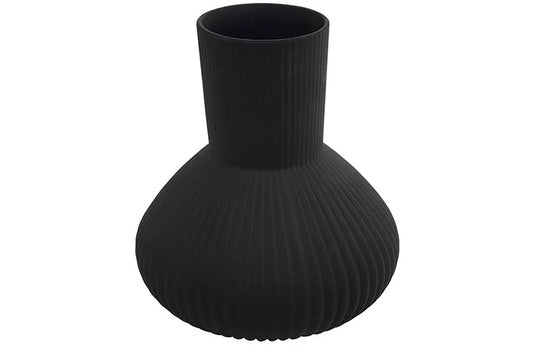 Vase ro Vanda schwarz-L20B20H22CM