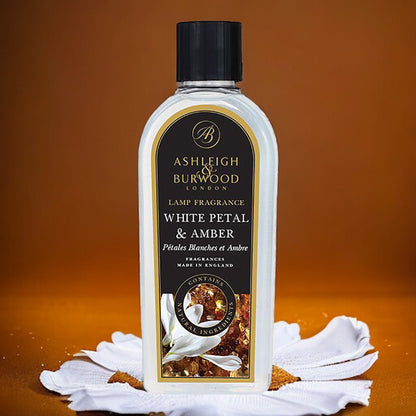 White Petal &amp; Amber Fragrance Lamp Oil 500 ml