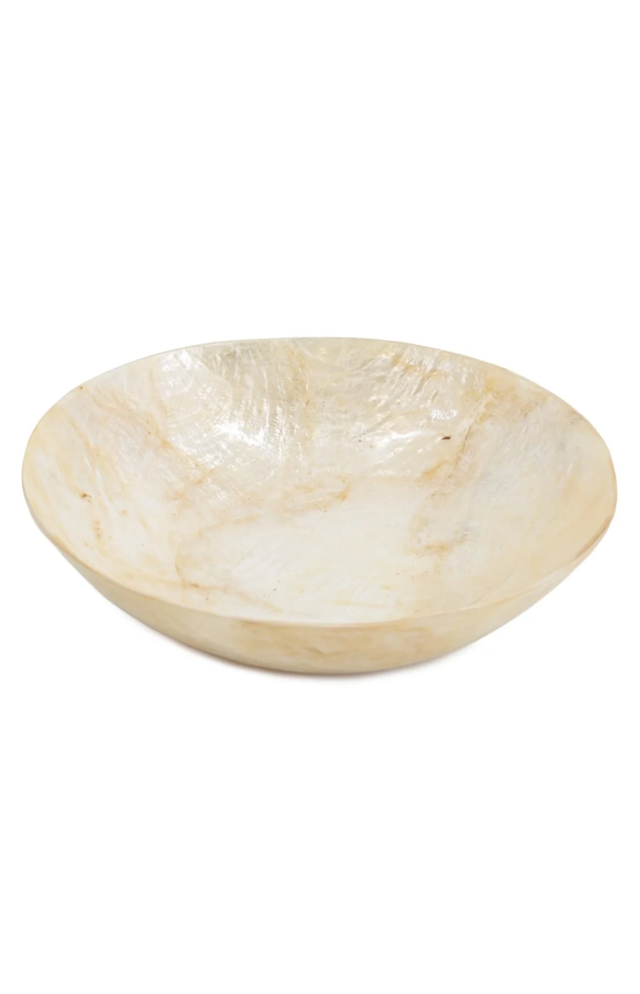 Bowl shell round gold