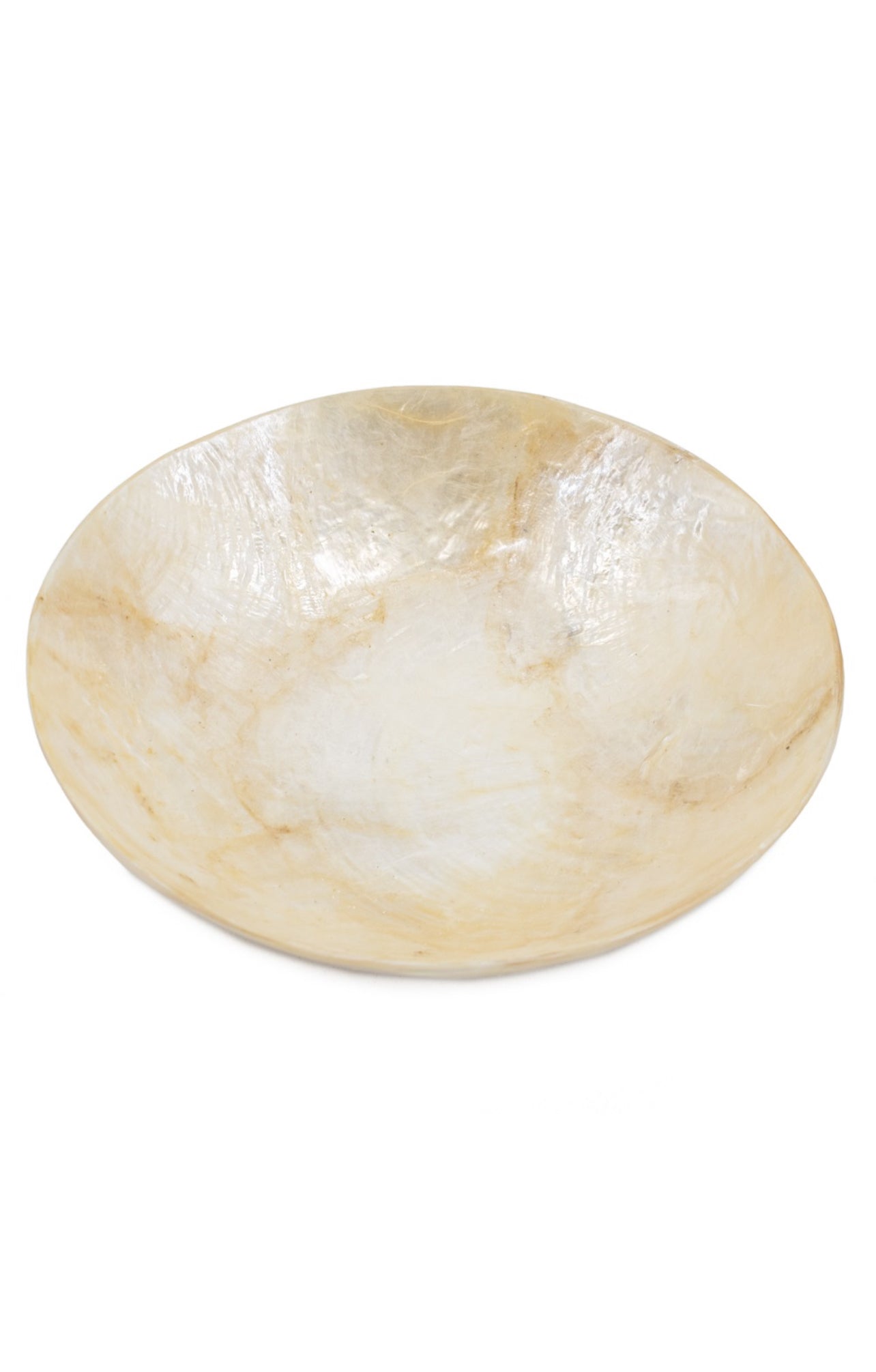 Bowl shell round gold
