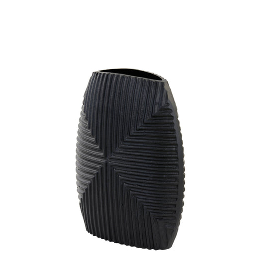 Vase deco 25x8x30 cm MATANCITA matt black