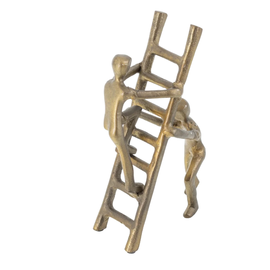 Image ladder gold-colored