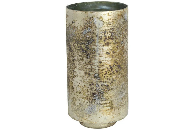 Vase Ellemieke L matt antique silver 30cm now €20,-