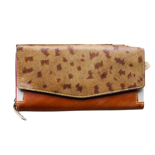 Wallet envelope brown spotted from now €24.95