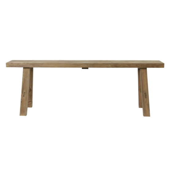 Bench 108x20x36.5 cm SAFANE wood natural - pick up only possible