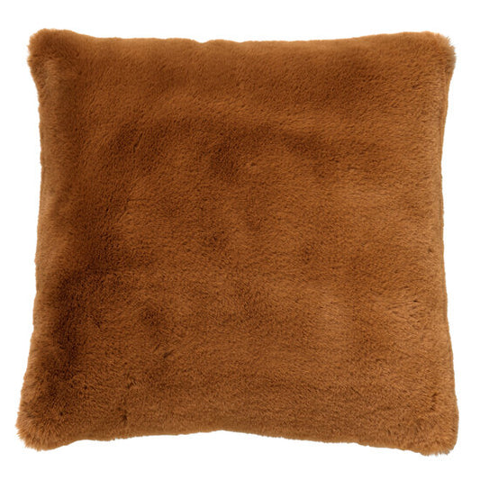 ZAYA - Decorative cushion uni color Tobacco Brown 45x45 cm now €10,-