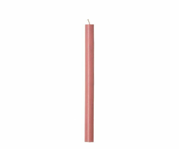 Rustik Lys - Tafelkerze 2,1 x 30 cm Staub rosa