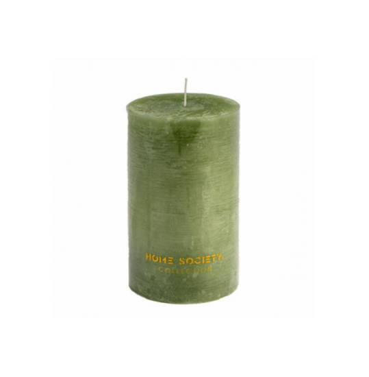 Pillar Candle 9x15cm Groen