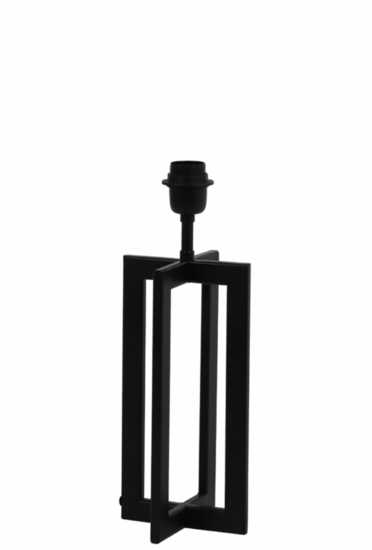Lampvoet 15x15x35 cm MACE mat zwart