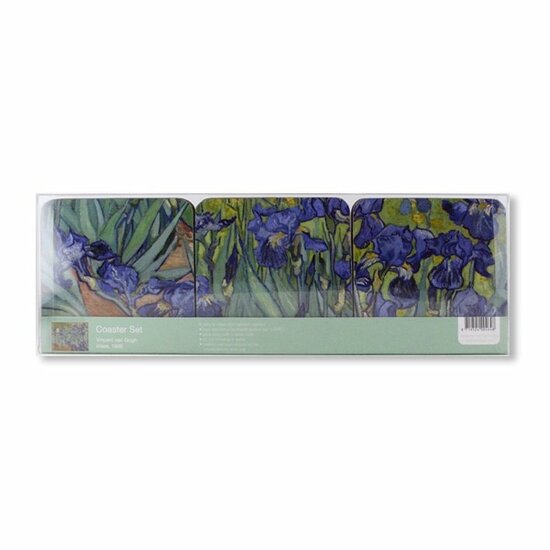 Coasters, Irises, Van Gogh