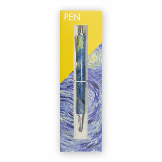 Ballpoint pen in box, Starry Night, Van Gogh