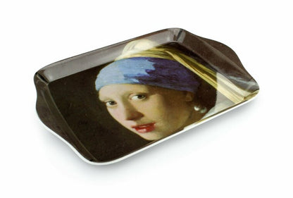 Mini dienblad, 21 x 14 cm, Meisje met de parel, Vermeer