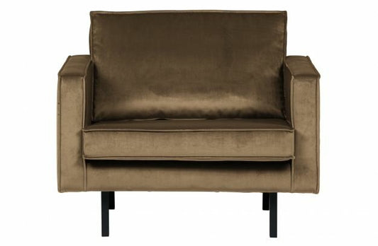 RODEO FAUTEUIL VELVET TAUPE - can only be collected in our store in Hengelo
