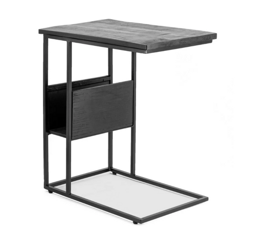 Sofa table black 48x32x55cm