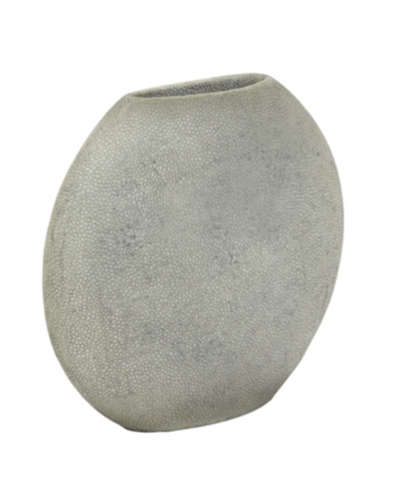 Vase deco 40x14x36 cm RAYSKIN grey